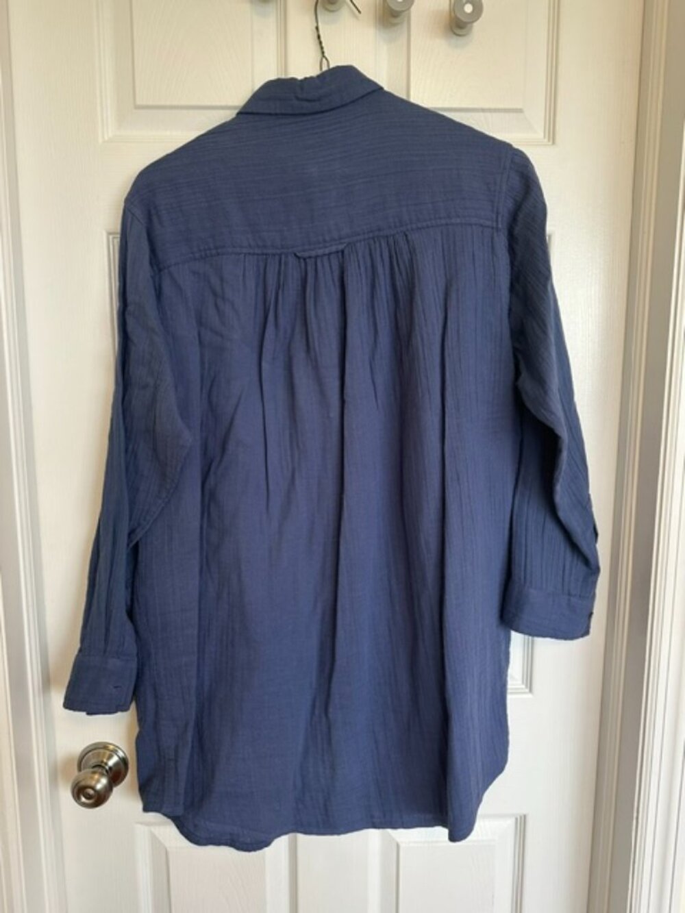 Mara Hoffman Blue Shirtdress, Size S, 100% Organic Cotton - Picture 2 of 3